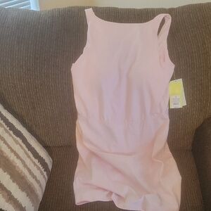 All in Motion Pink Midi Dress